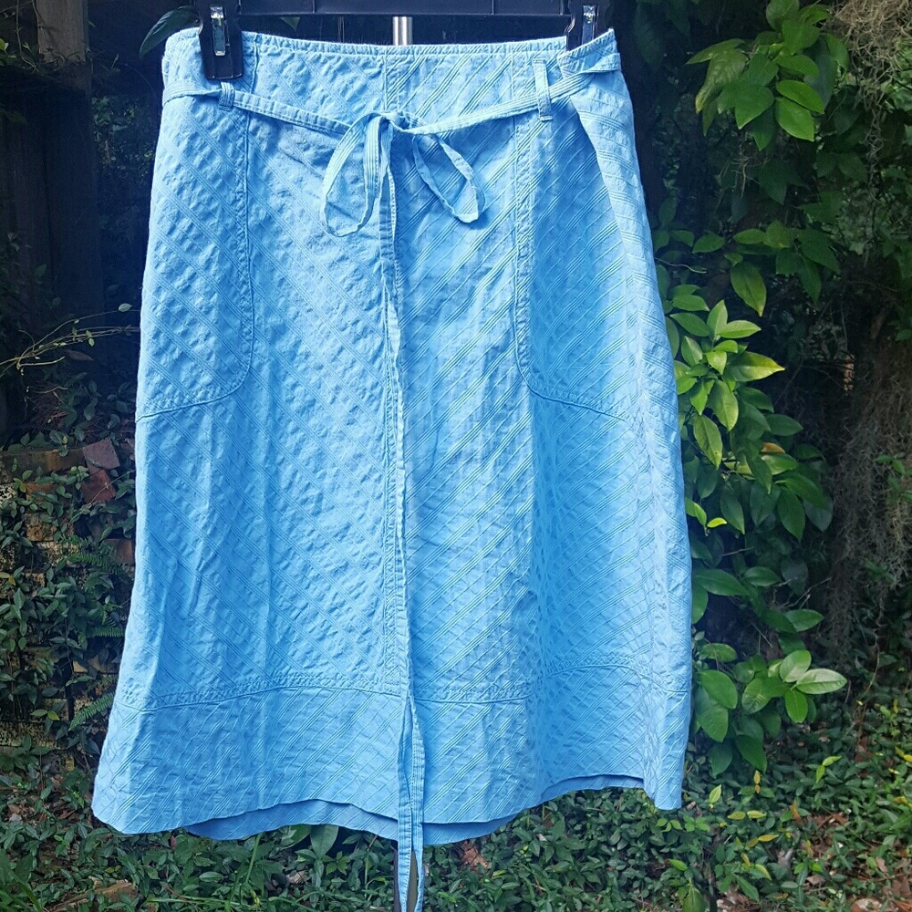 Tommy Hilfiger 100% Cotton Blue Skirt